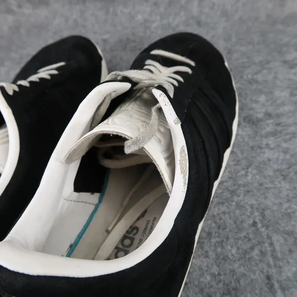 Adidas Shoes Mens 11 Sneaker Lifestyle Gazelle Leather Low Black Lace Up Classic